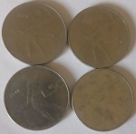 Kit 4 moedas L.50 Antiga Itália