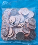Sache Moedas 5 Centavos 2021 Flor de Cunho com 100 moedas