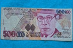 Cédula 500.000 Cruzeiros 1993