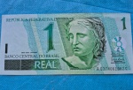 Cédula 1 real 1994 Primeira do Real Flor de Cunho não Circulada