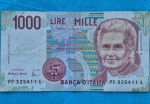 Cédula Itália 1000 Lire 1990