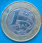 Moeda 1 Real 1999 Ano Raro Soberba