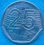 Moeda 25 centavos 1995 Fao Soberba Comemorativa Alimentos para o Mundo
