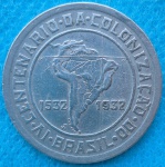 Moeda 400 Reis 1932 Série Vicentina Soberba