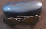 Óculos de sol espelhado Rayban com capa