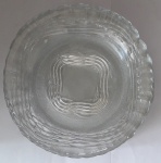 7 pratos de sobremesa de vidro aproximadamente 18 cm
