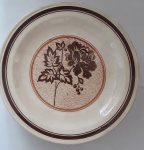 6 pratos de sobremesa Ironstone faience aproximadamente 19 cm