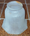 Cúpula Luminária vidro 10 cm