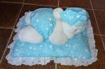 Kit Travesseiro e ursinho 24 cm