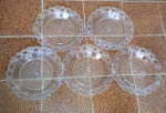 Kit 5 pratos plástico 16 cm