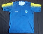 Camisa Promotora Internacional Colômbia Comissão Técnica, Tecido Transpirável Tamanho M Com Pequeno desgaste.
