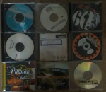 Kit 9 CDS antigos com desgastes sem teste