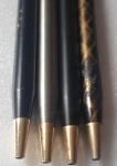Kit 4 canetas com desgastes