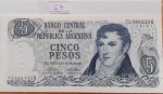 Cédula 5 Pesos Argentina