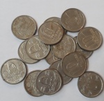 Lote moedas 10centavos 89 e 90