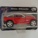 Carrinho miniatura Maisto jeepster vermelho