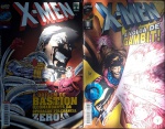 Lote 2 revistas X-Men com desgastes