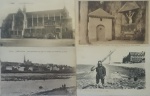 Lote 4 cartões postais antigos
