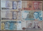 Lote 6 cédulas nacionais antigas