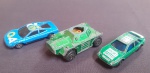 Tres Miniaturas de Carrinhos de Coleção com Aproximadamente 5cm Metal - Plástico  Diverso.