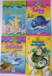 4 Livros - VER TÍTULO DOS LIVROS NA DESCRIÇÃO - USADOS DESGASTES TEMPO VER FOTOS SEM GARANTIACeleste, a estrela-do-mar - A baleia Coralina - Golfinhos brincalhões - Toy story pixar Aventura na mochila