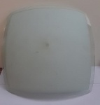 Vidro curvo luminária teto aprox. 34cm SÓ O VIDRO - VER FOTOS DESGASTES TEMPO SEM GARANTIA