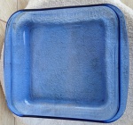 Marinex quadrada azul 21x21 aprox. - desgastes tempo - ver fotos - sem garantia