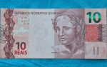 Cédula 10 Reais 2010 C347 Flor de Estampa CJ