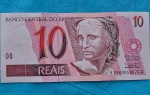 Cédula 10 Reais 1994 C282 Flor de Estampa