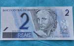 Cédula 2 Reais 2009 Guido M. e Alexandre T. Flor de Estampa