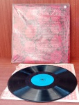 Disco de Vinil com marcas do tempo.