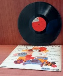 Disco de Vinil com marcas do tempo.