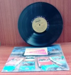 Disco de Vinil com marcas do tempo.