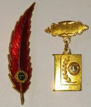 Kit 2 Broches Lions antigos