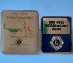 Kit 2 pin Lions antigos