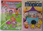 Kit 2 revistas antigas em quadrinhos