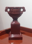 Escultura em Cerâmica c/17cm Detalhada Alto Relevo.