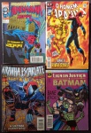 Quatro Revista diversas Homem Aranha e Batman.
