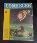 Revista Conhecer Átomo, com Marcas do tempo.