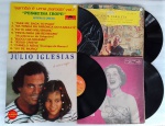 Coleção Disco de Vinil Guardados com Marcas do Tempo, Não Testados.