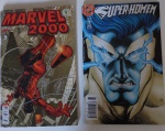 Kit 2 Revistas Antigas Super-homem e Marvel