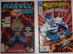 Kit 2 Revistas Antigas Super-homem e Marvel