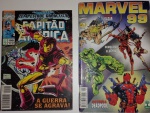 Kit 2 Revistas Antigas Marvel e Capitão A