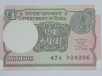 Cédula Antiga One Rupee Estrangeira Série 4206
