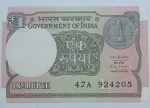 Cédula Antiga One Rupee Estrangeira Série 4205