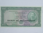 Cédula Antiga Estrangeira 100 Escudos Moçambique