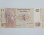 Cédula Antiga Estrangeira 50 Francs