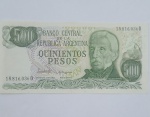 Cédula Antiga Estrangeira 500 Pesos