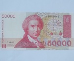 Cédula Antiga Estrangeira 50000 Dinara