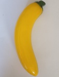 Banana em Vidro Murano cor Amarelo